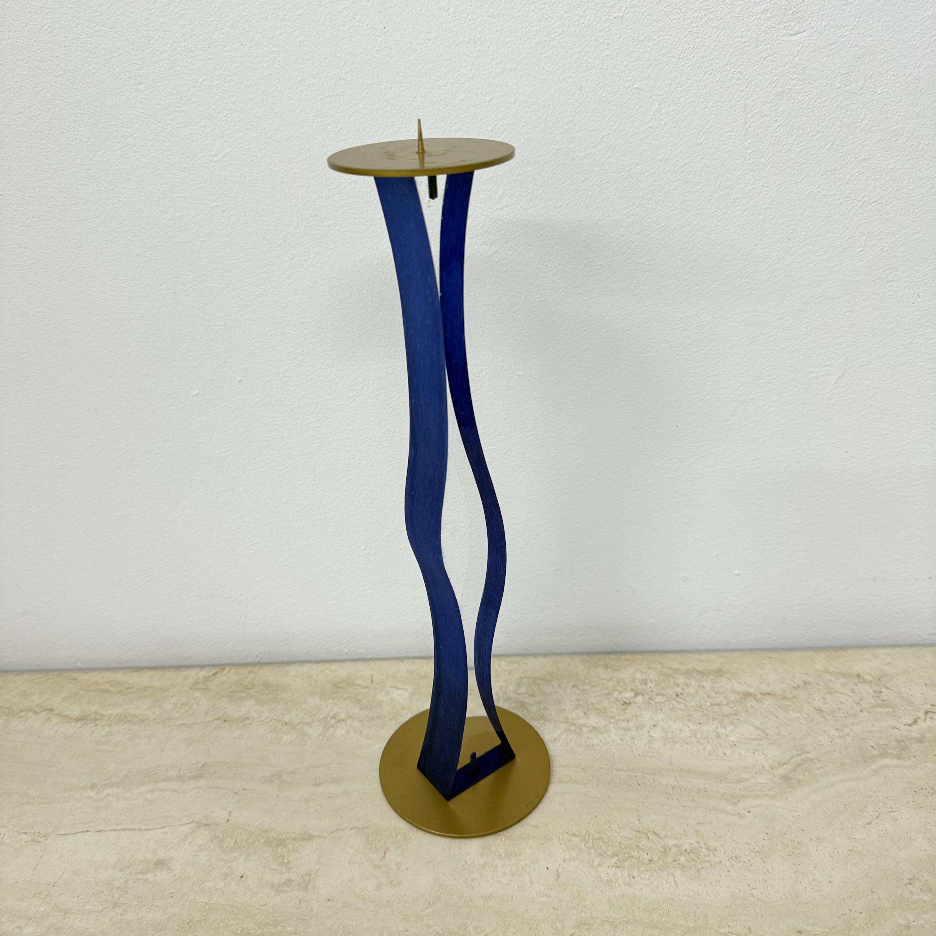 Lucite Cec Lepage style lucite candle stick , 1980s