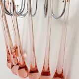 Sconces vintage roses in glass blowing and brainwashing of Murano