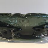 Coupe en verre fumé à décors de requins