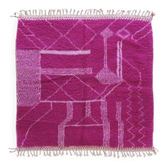 Tapis berbère rose magenta