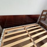 Vintage bed and its box spring
