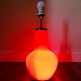 Backlit red lamp foot 1980