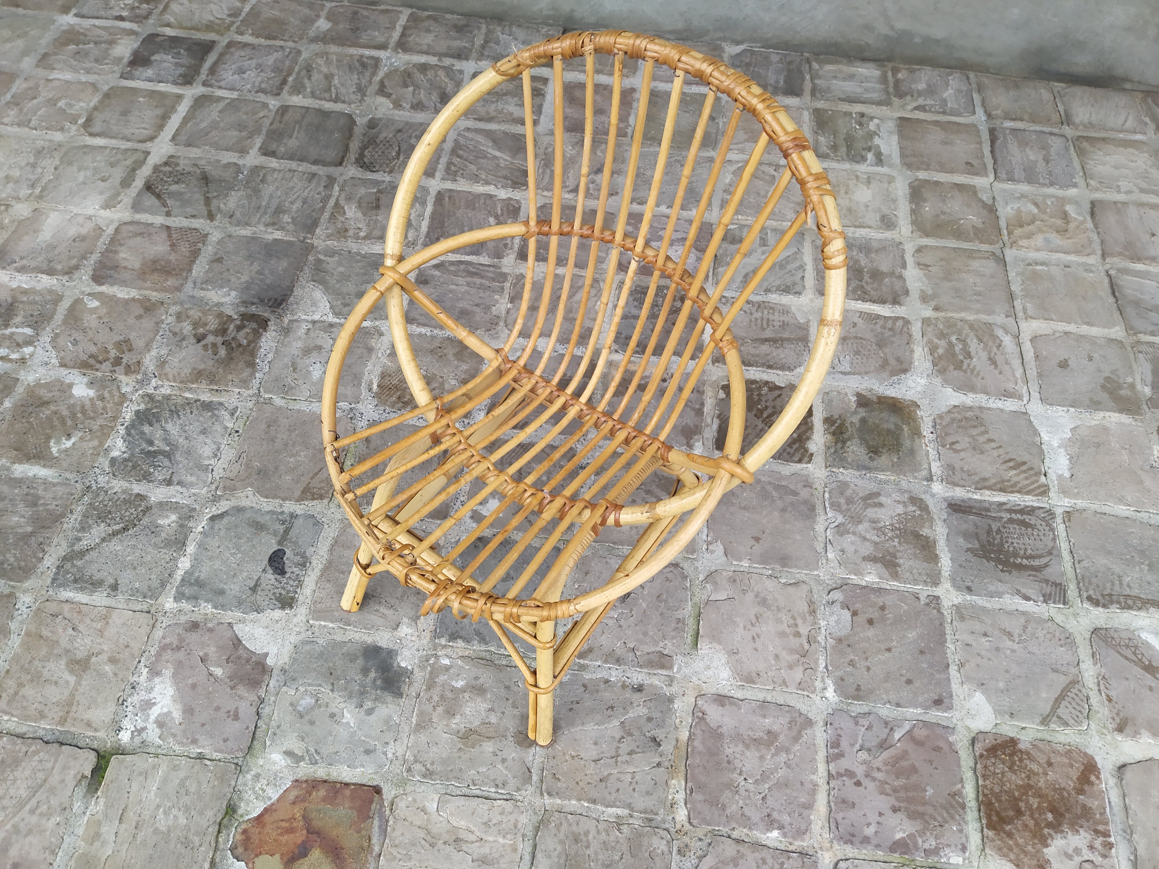 Child rattan chair