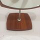 Scandinavian teak freestanding mirror