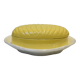 Vintage glazed ceramic butter dish - Manufacture Impériale de NImy