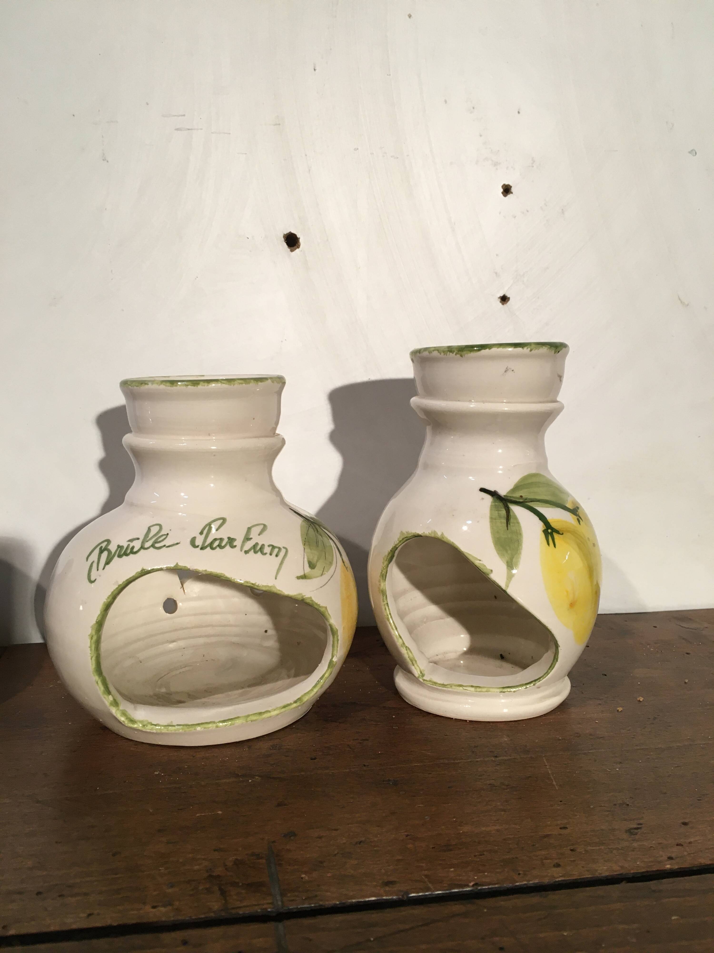 Vallauris and Moustier perfume burners of your choice