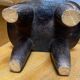 Monoxyle Quadripod Stool Animal Decor
