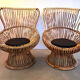 Paire de fauteuils Margherita design Franco Albini éditées par Bonacina