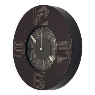 Space Age Wall Clock Kienzle Germany, 1970s