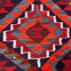 Old turkish kilim runner 345x90 cm, vintage kelim rug, long and narrow