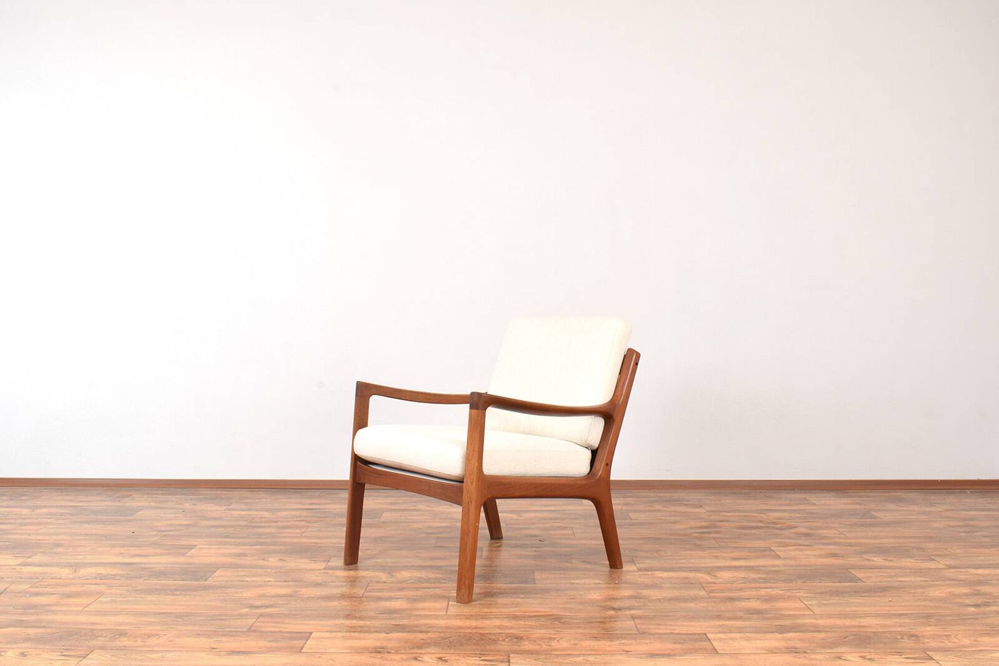 Mid-Century Teak Senator Lounge Chair by Ole Wanscher for Cado, 1960s.
