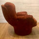 Velvet karate armchair by Michel Cadestin for Airborne