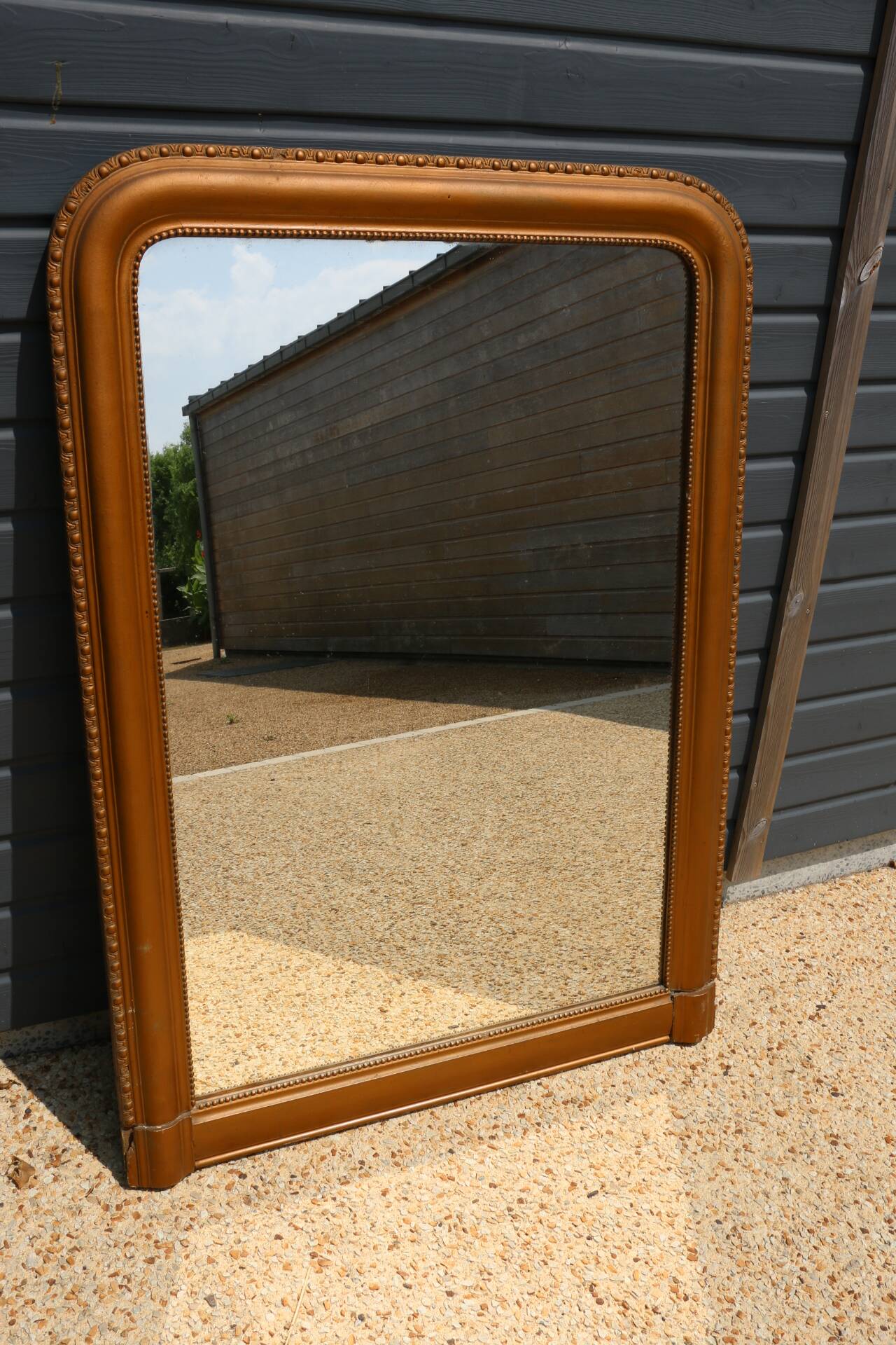 XXL antique gold mirror 1430mm
