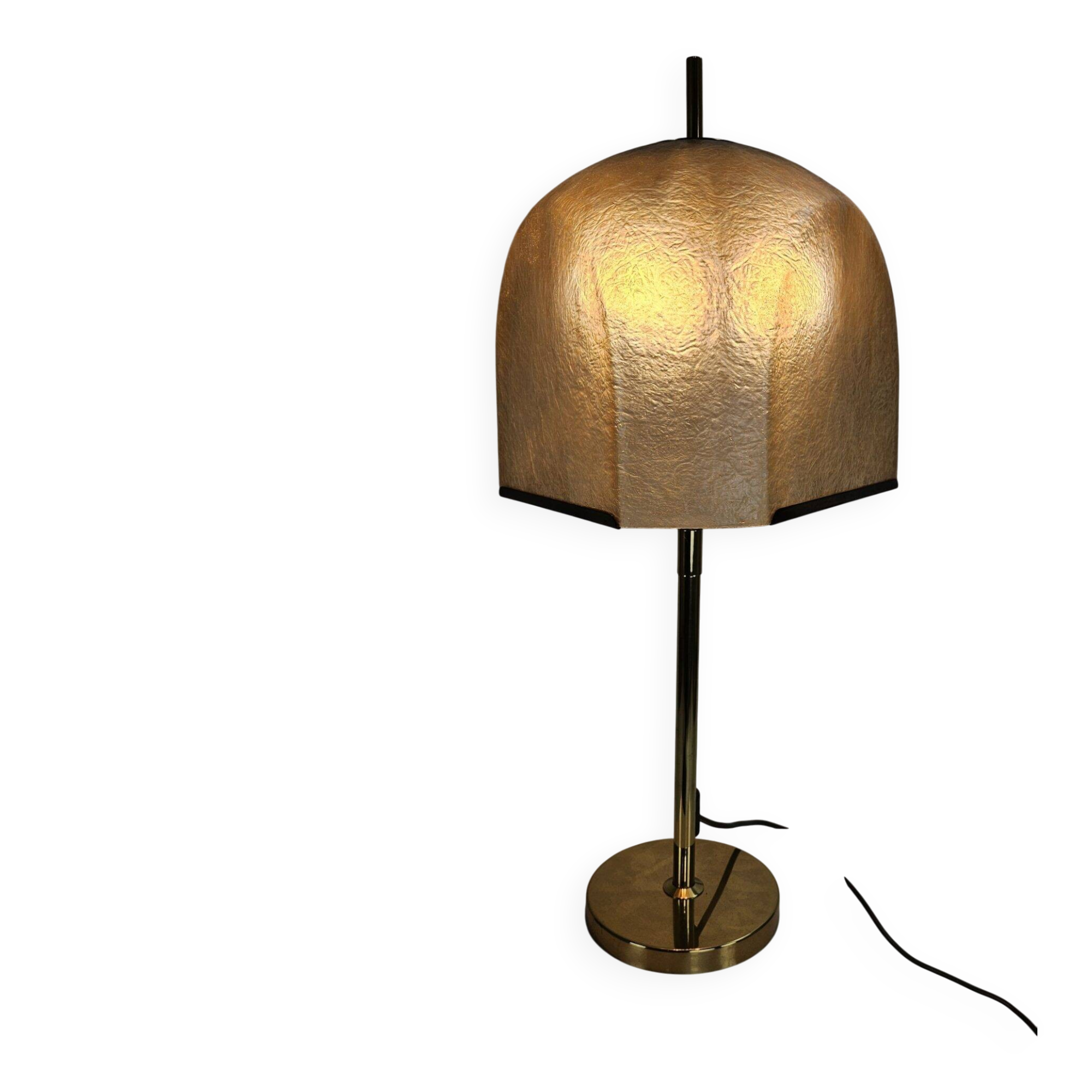 Lampe de table italienne en fibre de verre