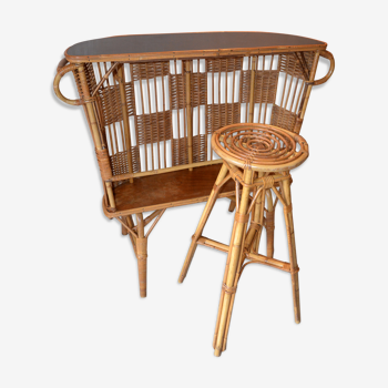 Rattan bar and this chair