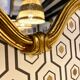 Gilded mirror rocaille louis XV style 30x45cm