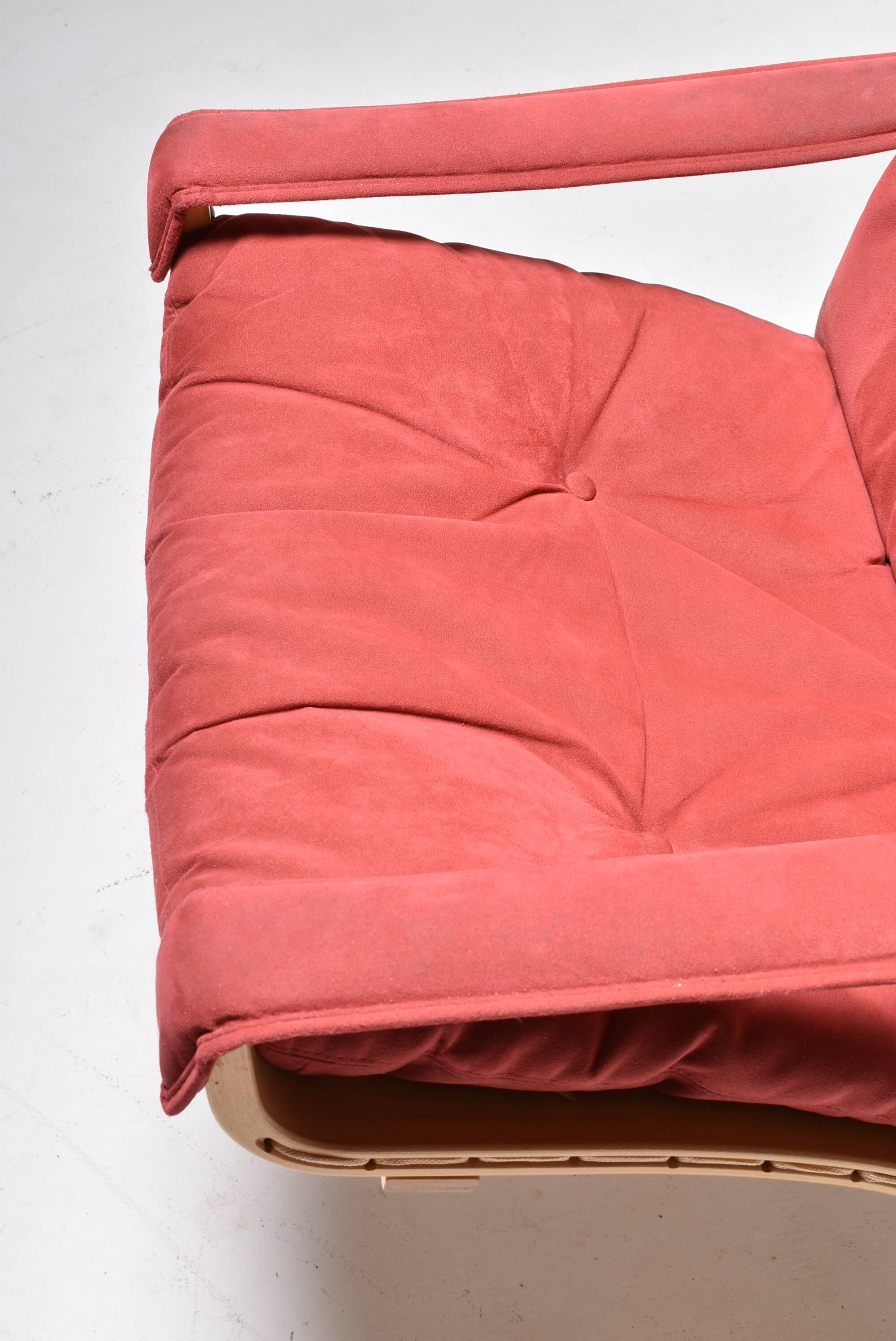 Pair of siesta Alcantara chairs by Ingmar Reilling for Westnofa