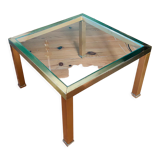 Table basse d'appoint en laiton