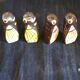 Lot 4 Salt and Pepper Shakers Cigales Ceramic - Provençal Style