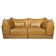 "Pagoda" sectional sofa for 2 in tan leather by De Sede DS-19, 1970s.
