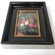 Table Van Es flower bouquet in emaux plate Helca