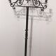 Seven-Arm Wrought Iron Floor Lamp, Art Deco, French Work,