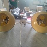 Luminaire double boule année 60 de marque clairitex