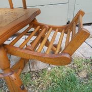 Ancienne chaise haute pour enfant Luterma