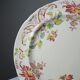 4 antique dessert plates Longchamp Daisies ironstone polychrome