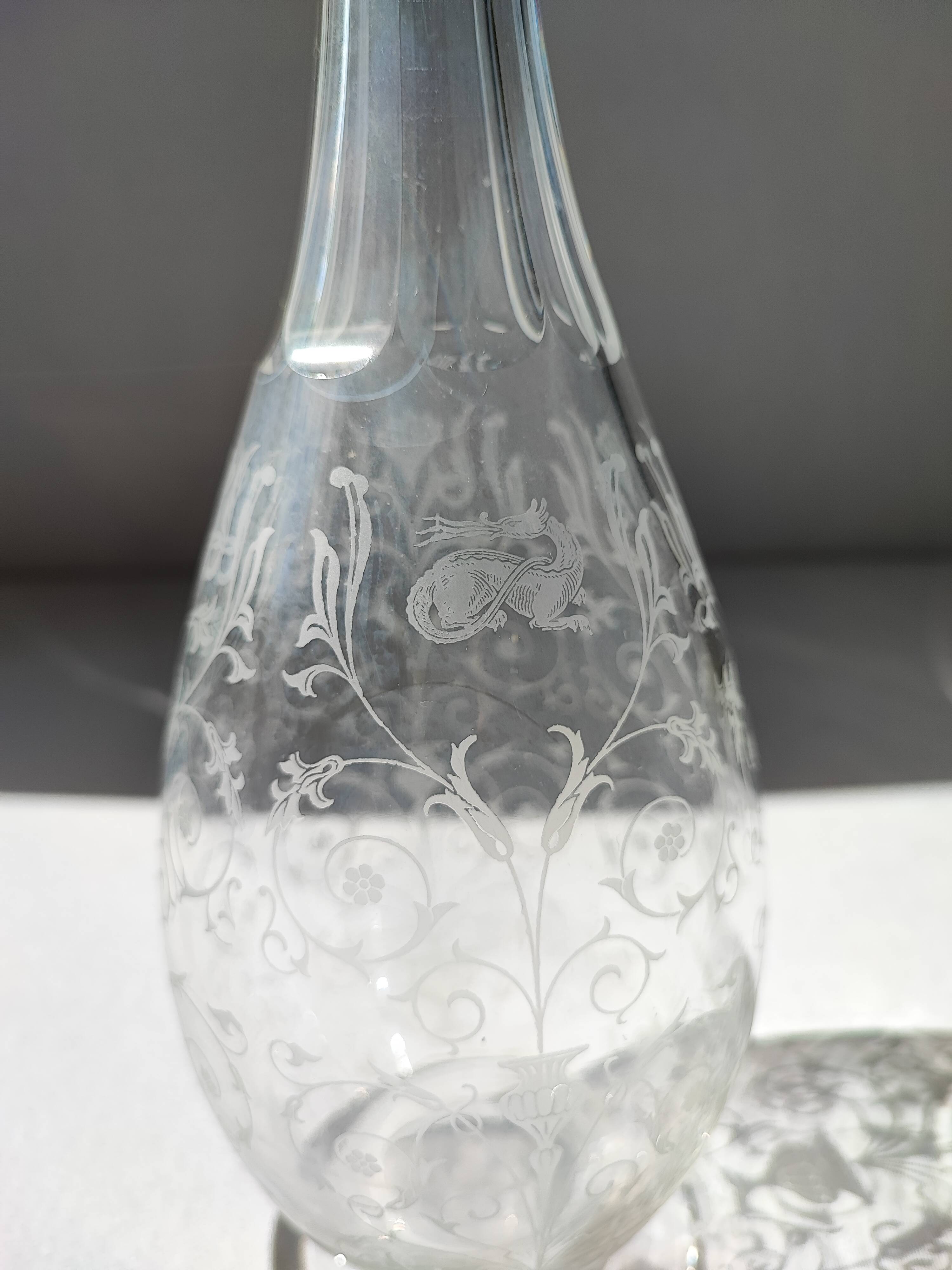Baccarat crystal carafe