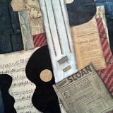 Collector 1940's French Cubist Still Life Oil on Canvas Painting