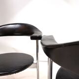 Set of 2 Kaufeld Airport 037 chairs by Geoffrey Harcourt, 1960