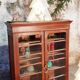 Meuble-vitrine sur pied vintage