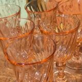Water glasses rosaline d'arcoroc luminarc roses