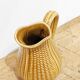 Vintage decanter ('60) pattern "grains of rice". Honey color. In perfect condition.