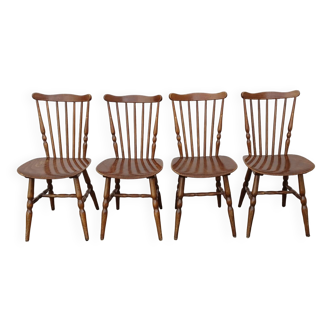 Set of 4 Baumann Tacoma bistro chairs.
