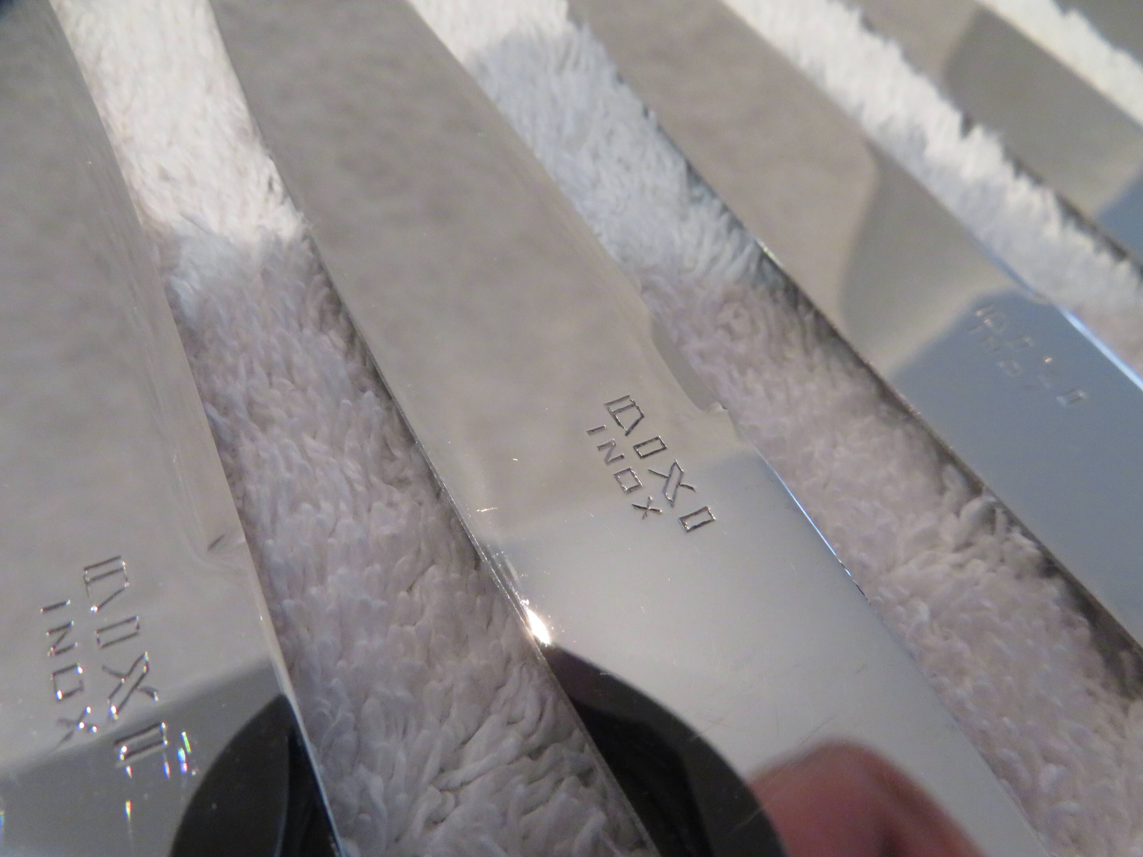 12 Dixi Grand Prix Monaco silver plated dessert knives 20.5cm