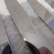 12 Dixi Grand Prix Monaco silver plated dessert knives 20.5cm