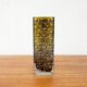 Brutalist bubble glass vase from the German space age mid-century by Emil Funke for Gral, 1960s.