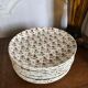 Set of 10 Gien dessert plates