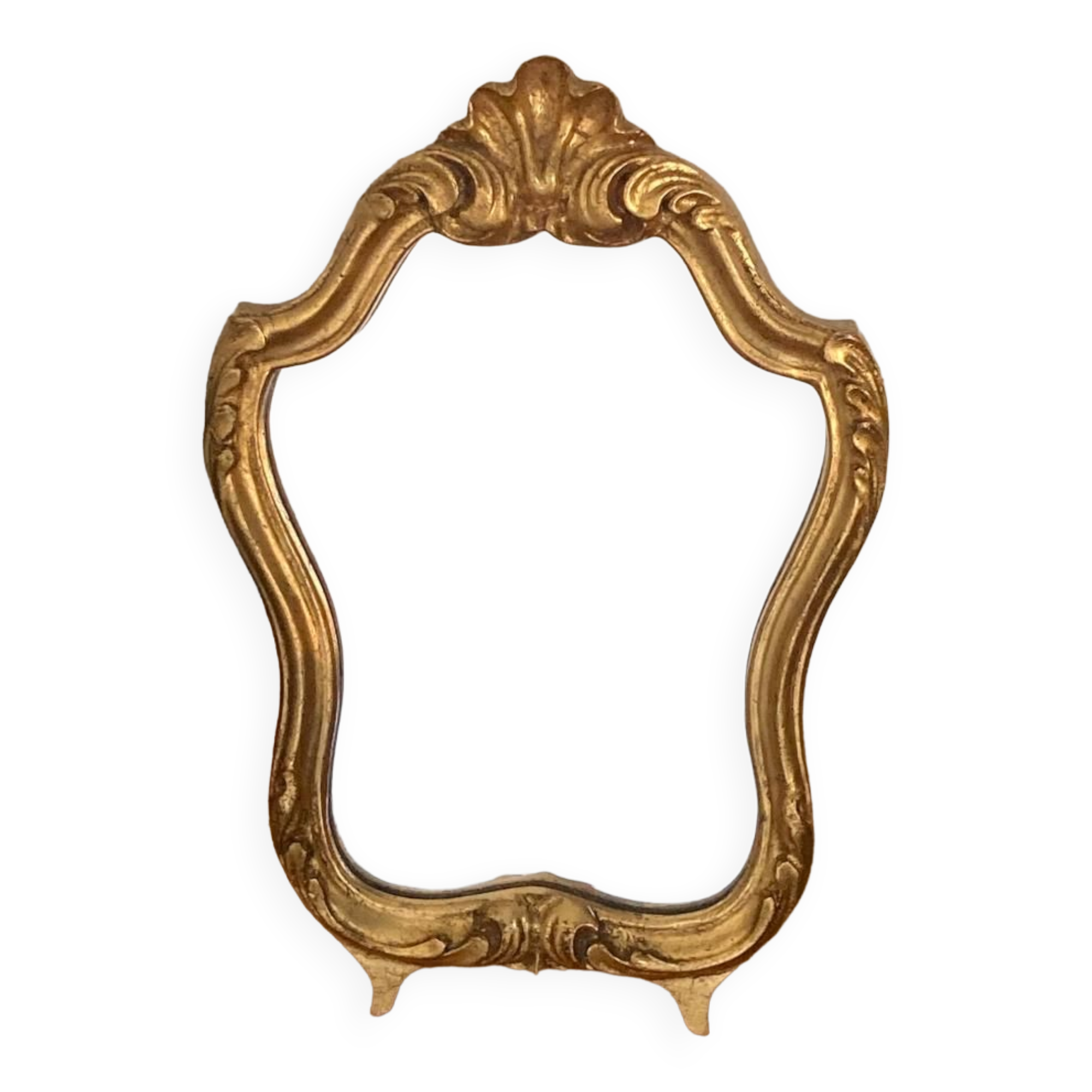 Golden vintage mirror