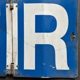 Tir truck plate vintage european industrial metal signs decoration man cave