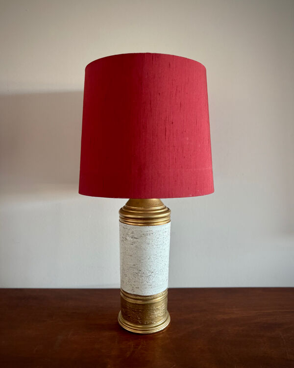 Paire de lampes Bitossi par Aldo Londi pour Bergboms