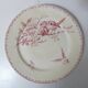 Terre de fer Digoin Sarreguemines 6 flat plates FAVORI birds model