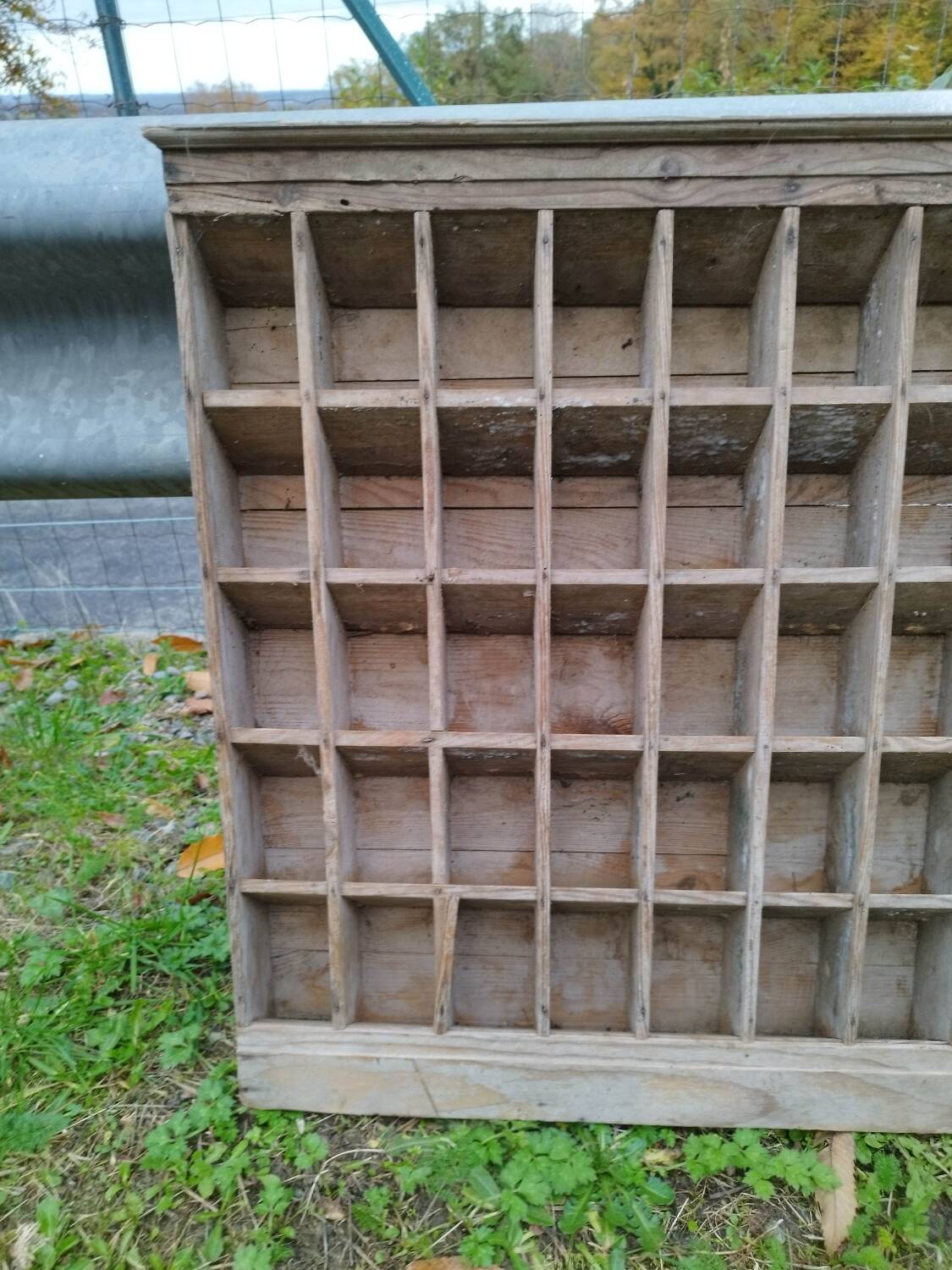 Large piece of professional furniture to hang or place with multiple storage compartments