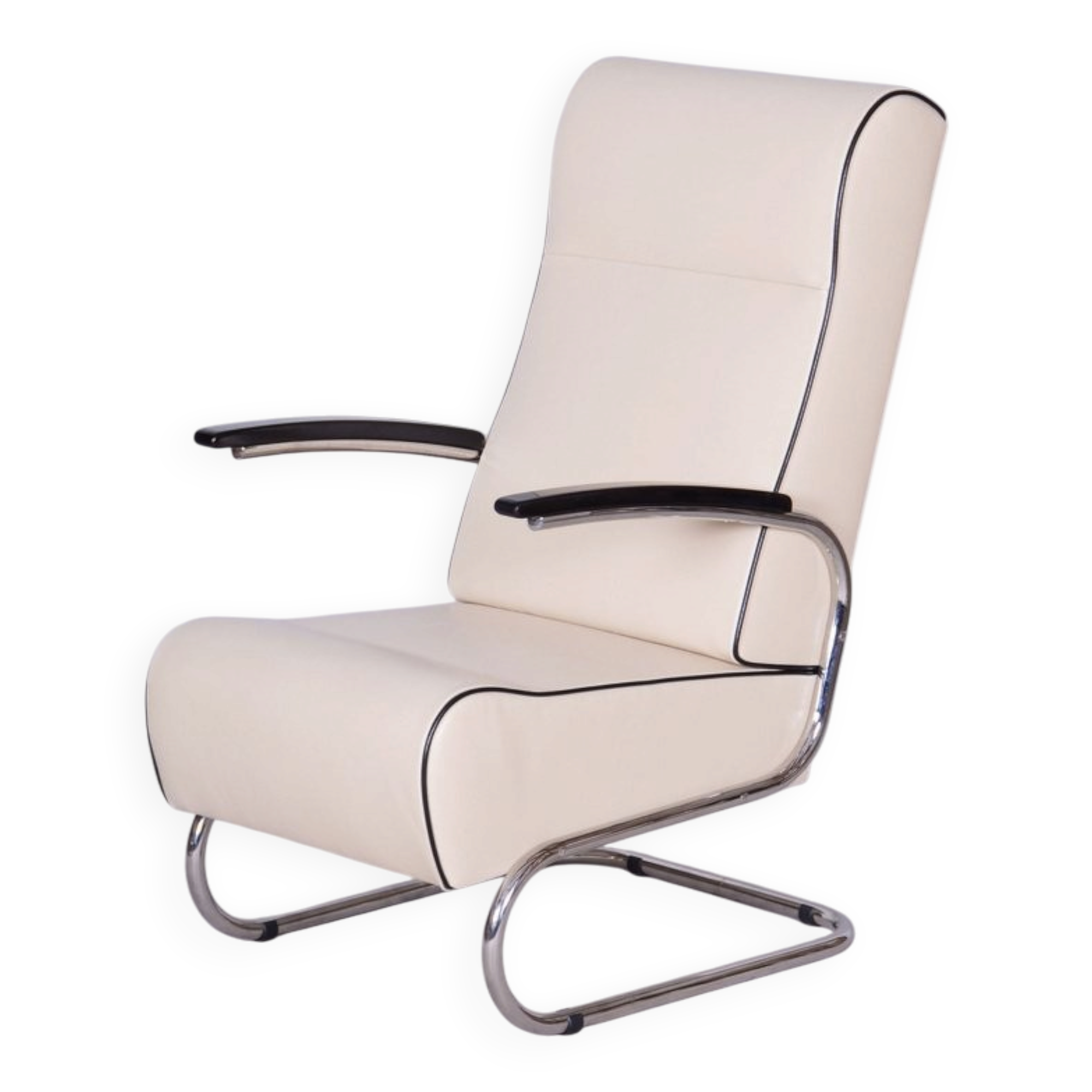 Bauhaus Armchair attributed to Mücke-Melder, 1930s