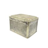 Sugar bowl, historicism, silver-plated brass, Austria, 19th century