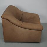 De Sede DS46 Tan / Beige Buffalo Leather Lounge armchair, Switzerland