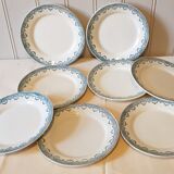 8 flat plates Iron Earth "Recamier"