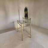 Vanité vintage « dorée » composent des meubles / table console